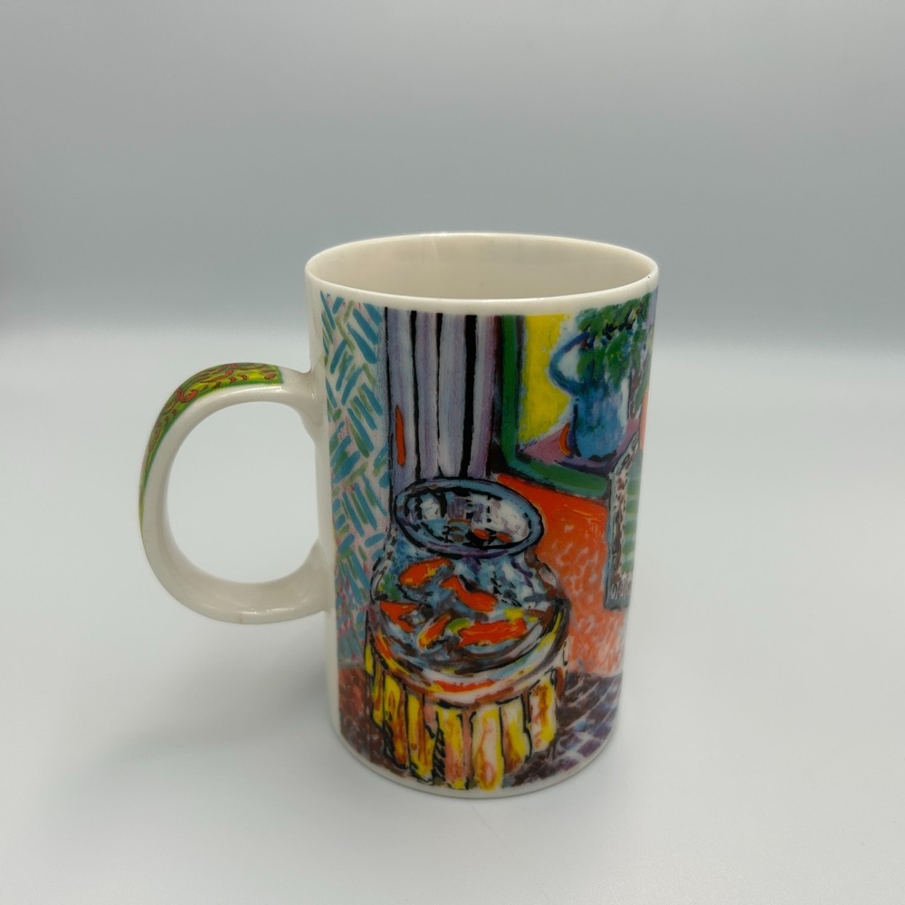 Chaleur Masters Collection Art Henri Matisse Mug Cup Goldfish D. BURROWS 8oz NWT